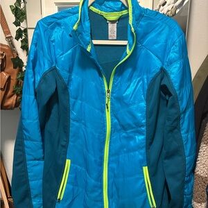 Champion Teal and Lime Jacket